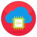 cloud microchip, microchip, microprocessor, cpu, cloud processor