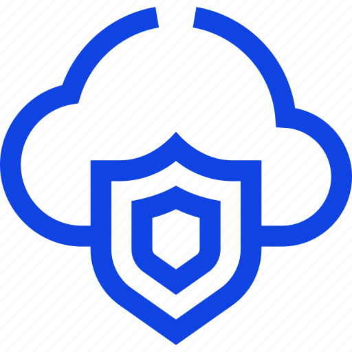 Cloud, secure, security, protection, shield, safety, server icon - Download on Iconfinder