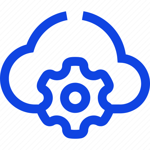 Setting, cloud, gear, tools, configuration, options icon - Download on Iconfinder