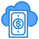 money, cloud, 1, online, computer, network, server