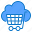 shopping, online, computer, network, cloud, server 