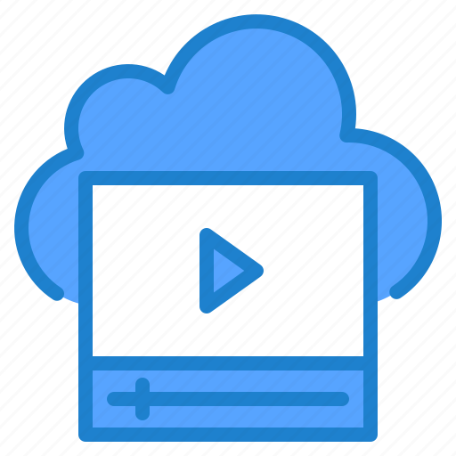 Vedio, cloud, online, computer, network, server icon - Download on Iconfinder