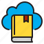 book, cloud, online, computer, network, server 