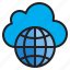 global, cloud, online, computer, network, server 
