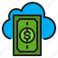 money, cloud, 1, online, computer, network, server 