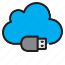 usb, connect, online, computer, network, cloud, server