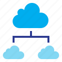 cloud, network, 1, online, computer, server