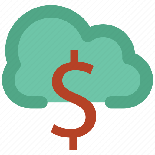 Cloud network, currency symbol, dollar sign, financial concept, global business, modern technology, online business icon - Download on Iconfinder