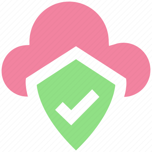 Cloud and shield, safe network, safe networking, secure networking, security shield cloud icon - Download on Iconfinder