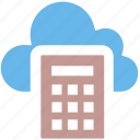 calculator, cloud, cloud calculator, cloud computing, network, storage