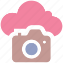camera, cloud, cloud computing, image, multimedia, photo, picture icon