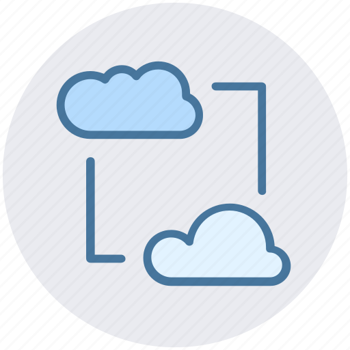 Cloud internet, cloud network, cloud networking, data transform, data transforming, wireless internet icon - Download on Iconfinder