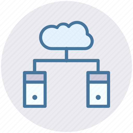Cloud, cloud computing, cloud data, database, servers, storage icon - Download on Iconfinder