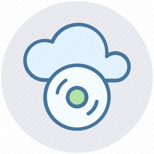 Cd, cloud cd, cloud computing, disk, dvd, multimedia icon - Download on Iconfinder