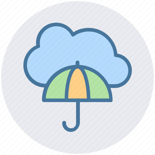 Cloud computing, cloud network, network projection, network security, umbrella icon - Download on Iconfinder