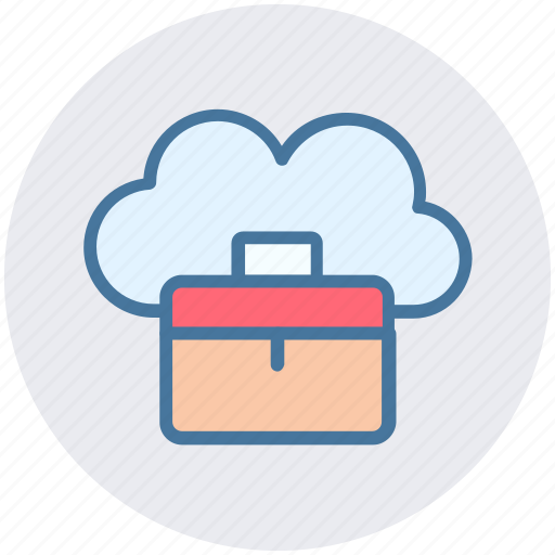 Bag, business, cloud, cloud computing, office bag, suitcases icon - Download on Iconfinder