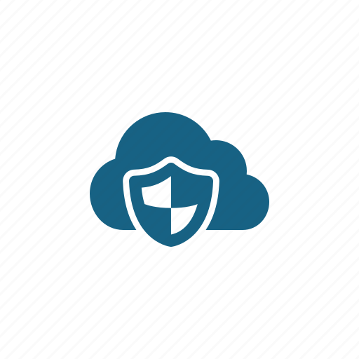 Cloud, cloud computing, protection, security, shield icon - Download on Iconfinder