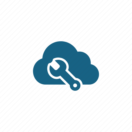 Cloud, cloud computing, spanner, wrench icon - Download on Iconfinder