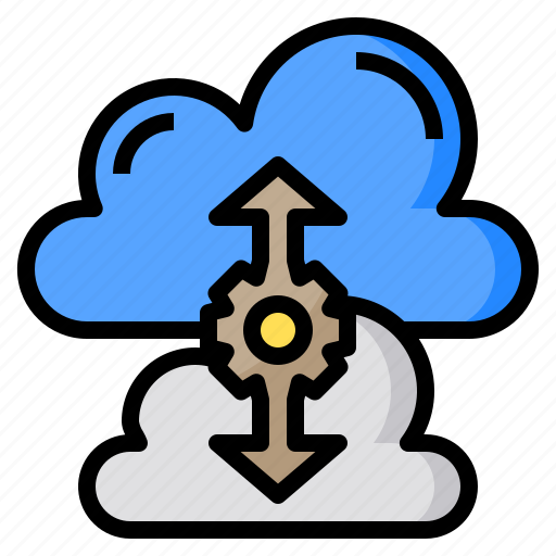 Cloud, computing, connection, elastic, network, storage icon - Download on Iconfinder