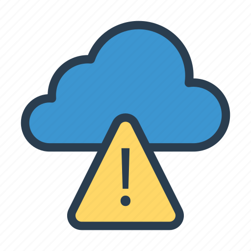 Alert, cloud, error, notice, warning icon - Download on Iconfinder