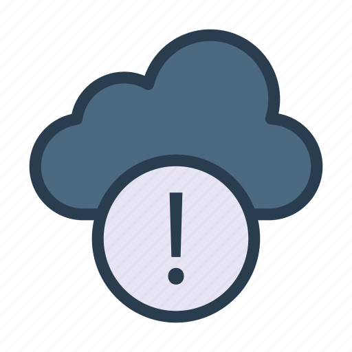 Cloud, error, exclamation, notice, warning icon - Download on Iconfinder