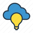 bulb, creativity, idea, light, server