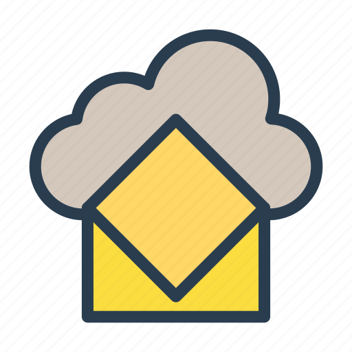 Cloud, inbox, mail, message, server icon - Download on Iconfinder