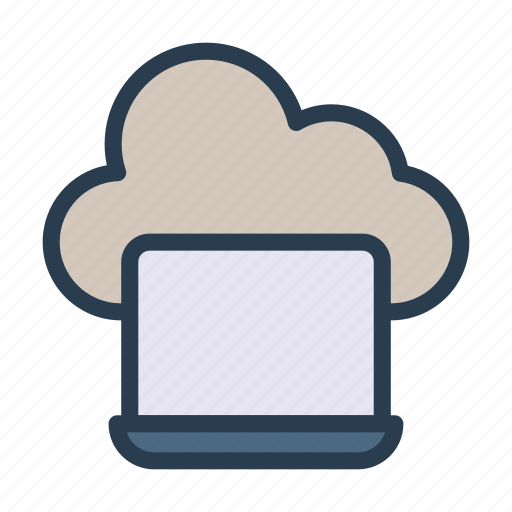 Cloud, computer, laptop, notebook, server icon - Download on Iconfinder