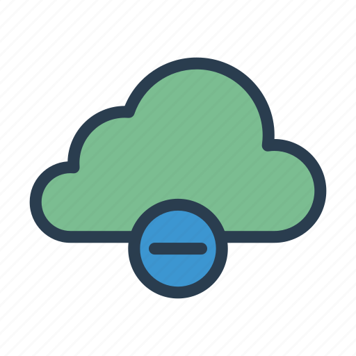 Cloud, database, remove, server, storage icon - Download on Iconfinder
