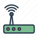 braodcast, modem, router, signal, wireless