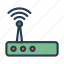 braodcast, modem, router, signal, wireless 