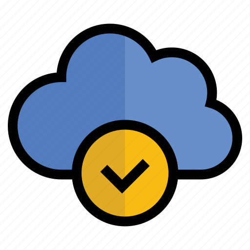 Check, cloud-computing, cloud, ui, storage, data icon - Download on Iconfinder