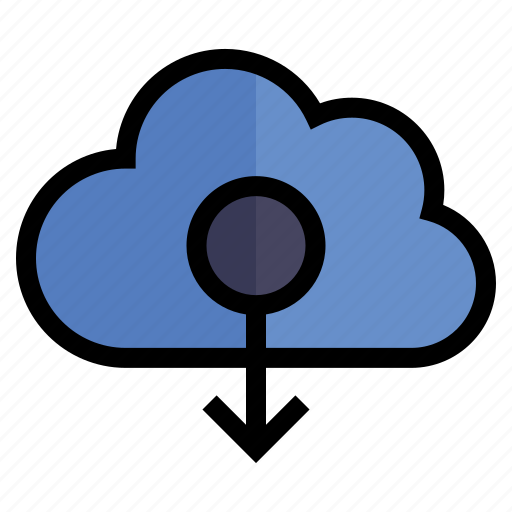 Download, cloud, down, arrow, data, storage icon - Download on Iconfinder