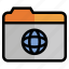 folder, global, data, storage, network 