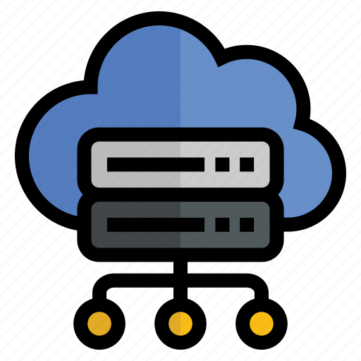 Server, cloud, database, storage, data, network, hosting icon - Download on Iconfinder