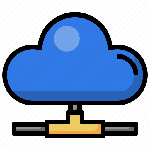 Cloud, computing, networking, data, hosting, connection icon - Download on Iconfinder