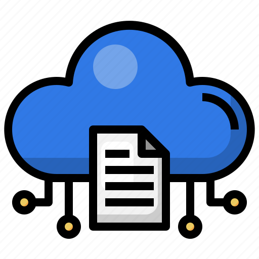 File, cloud, computing, storage, electronics, data icon - Download on Iconfinder