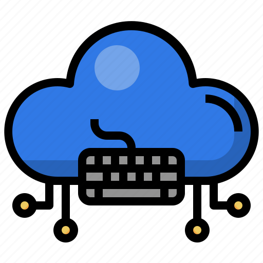 Keyboard, cloud, computing, electronics, hardware, computer icon - Download on Iconfinder