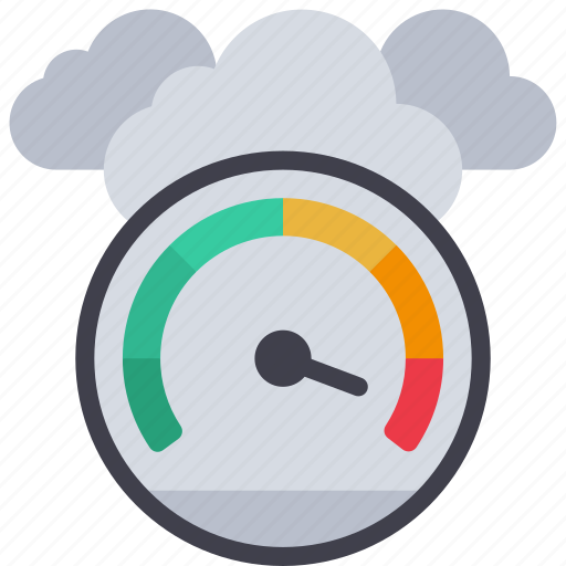 Cloud, performance, meter, fast, speed, clouds icon - Download on Iconfinder
