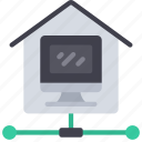 local, network, house, home, building, computer