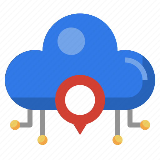 Placeholder, location, cloud, computing, map, pointer icon - Download on Iconfinder