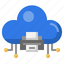 printer, cloud, computing, data, hosting, page