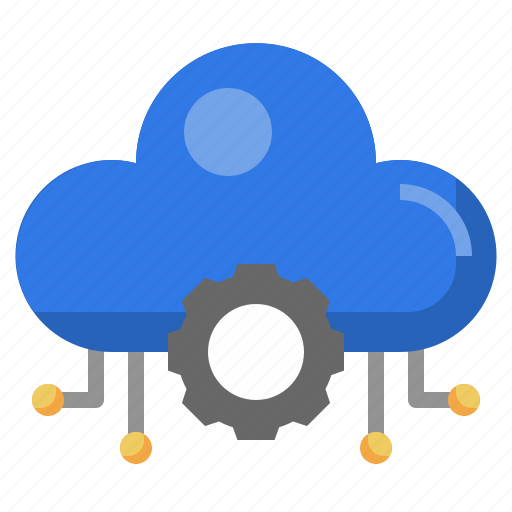 Settings, computing, cloud, optimization, configuration, cogwheel icon - Download on Iconfinder