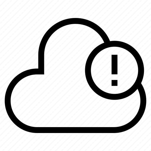 Error, cloud-computing, cloud, computer, storage icon - Download on Iconfinder