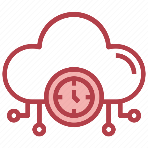 Clock, time, date, watch, cloud, computing icon - Download on Iconfinder
