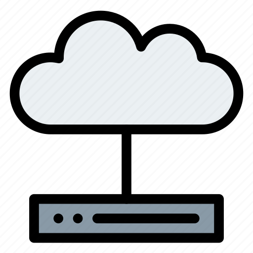 Cloud, computing, hosting, internet, rain, server, storage icon - Download on Iconfinder