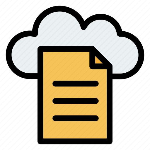Cloud, document, files, page, storage, web icon - Download on Iconfinder