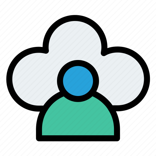 Avatar, cloud, data, network, people, storage icon - Download on Iconfinder
