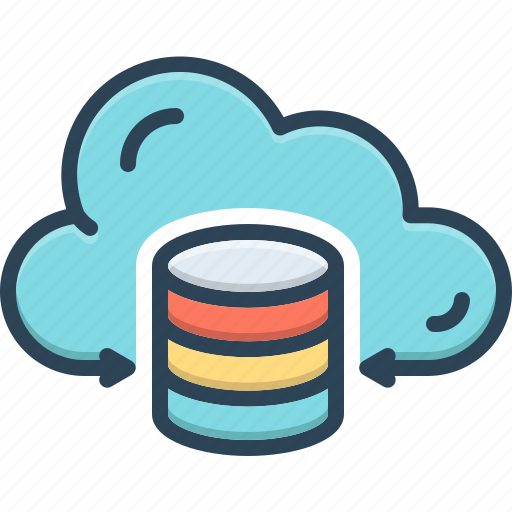 Cloud, data, database, hosting, receive, server, storage icon - Download on Iconfinder
