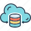 cloud, data, database, hosting, receive, server, storage 